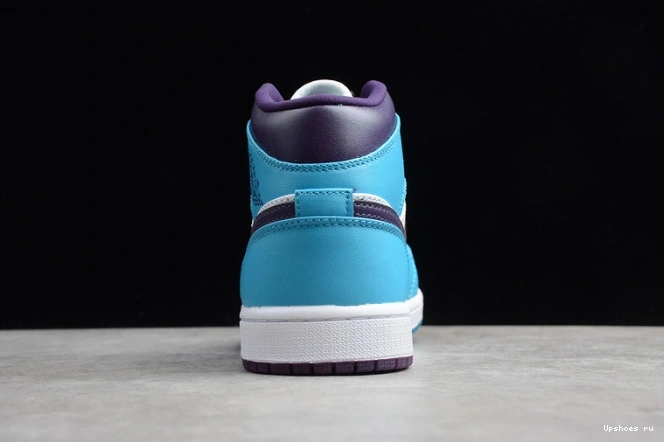 Jordan Mid 554724-415  1 Hornets 0211